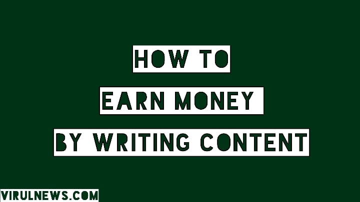 Make money by writing content