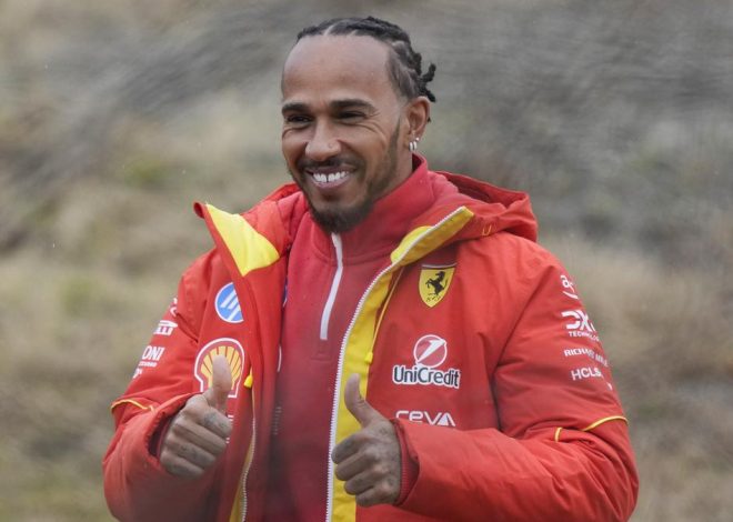 Luis Hamilton injured after a crush in Ferrari Test