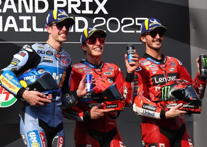 Mark Marquez beat brother Alex to win the season’s opening Thailand GP