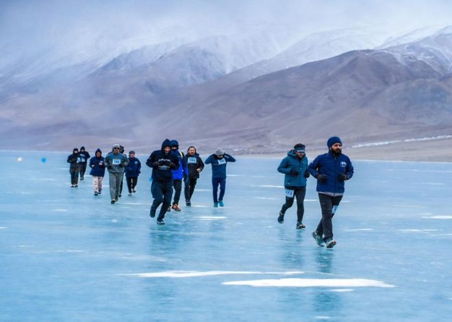 At the world’s Hitheest Himasitle Lake Marathon, Chennai’s chief Amthraj NS creates a mark
