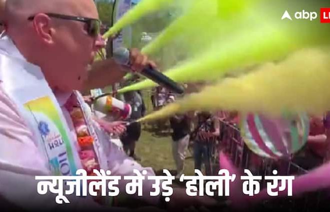 Holi 2025 celebrates Prime Minister Christopher Luxon ISKCON temple celebrated in New Zealand